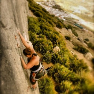 Me, pre-injury, no fear, and no climbing unless its pushing beyond my limits.  